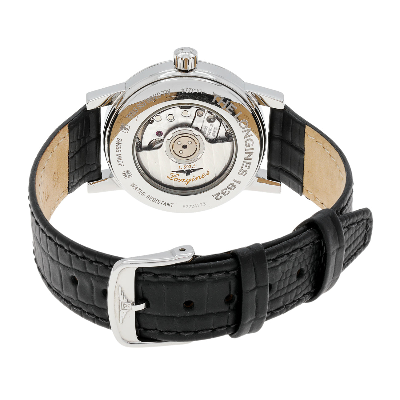 Exclusive Longines Stainless Steel The Longines Classic 1832 L4.325.4.87.2 — Side View