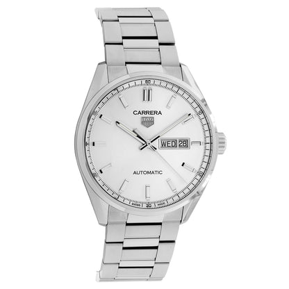 Exclusive Tag Heuer Stainless Steel Carrera Day-Date WBN2011 — Front View