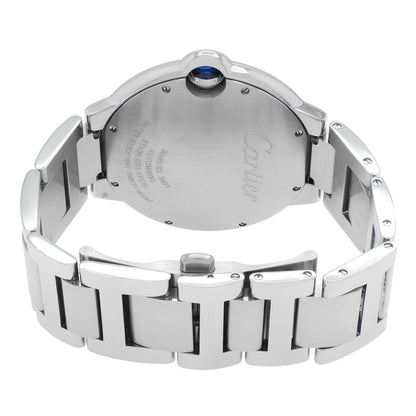 Exclusive Cartier Stainless Steel Ballon Bleu 42mm Automatic W69012Z4 — Side View