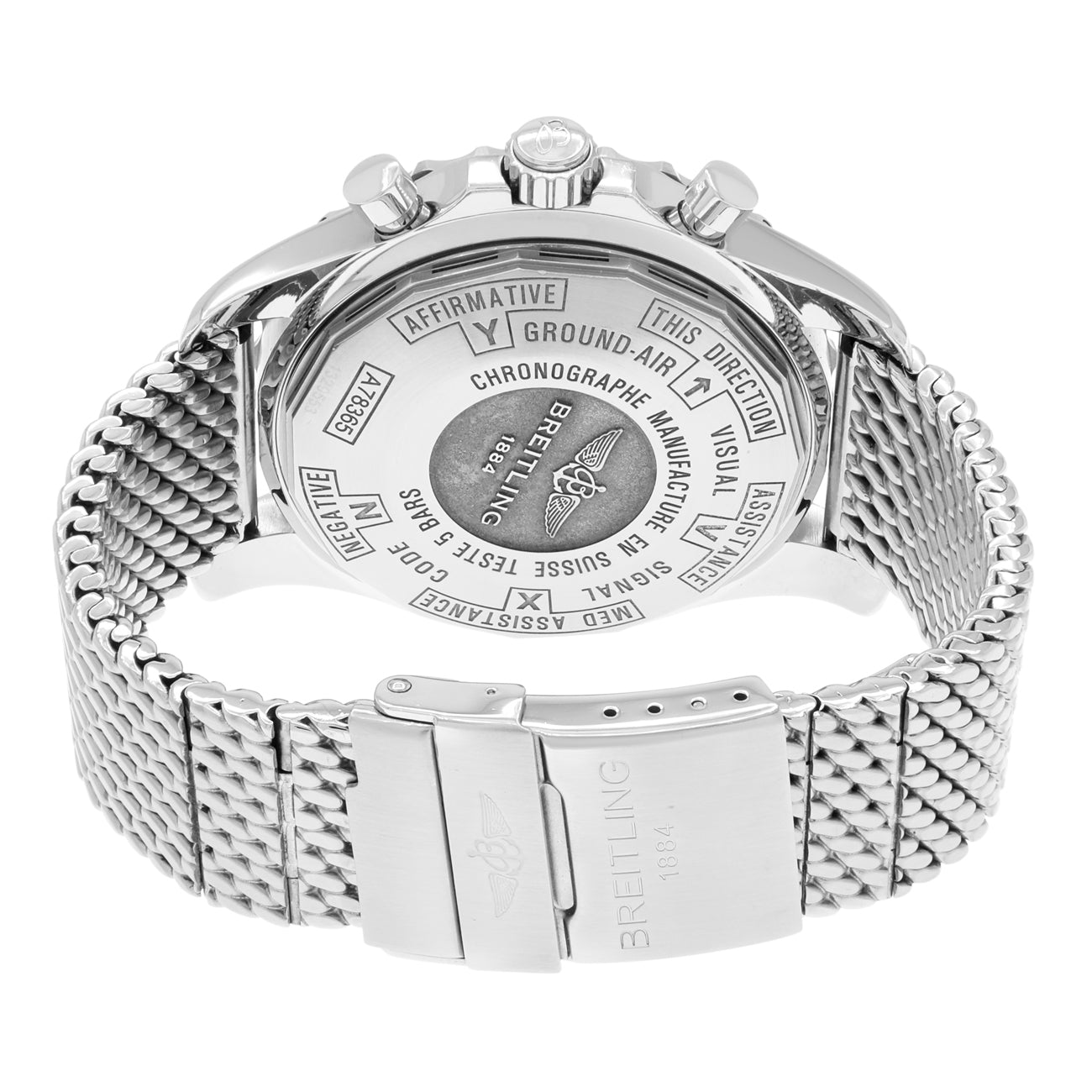 Exclusive Breitling Stainless Steel Chronospace A78365 — Side View