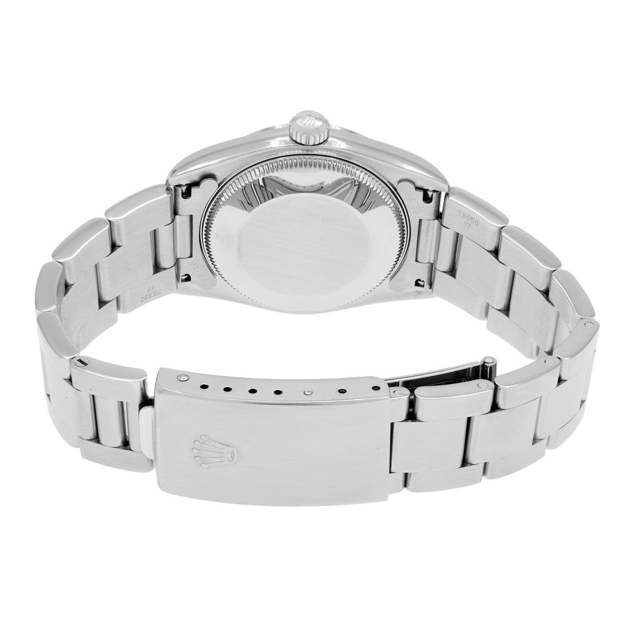 Exclusive Rolex Stainless Steel Oyster Perpetual 77080 — Side View