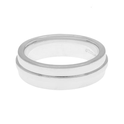 Exclusive Tiffany & Co. Sterling Silver T Band Ring — Back View