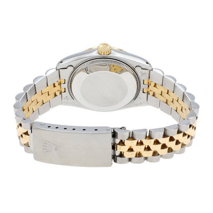Exclusive Rolex Stainless Steel 18K Yellow Gold Datejust 31 68273 — Side View