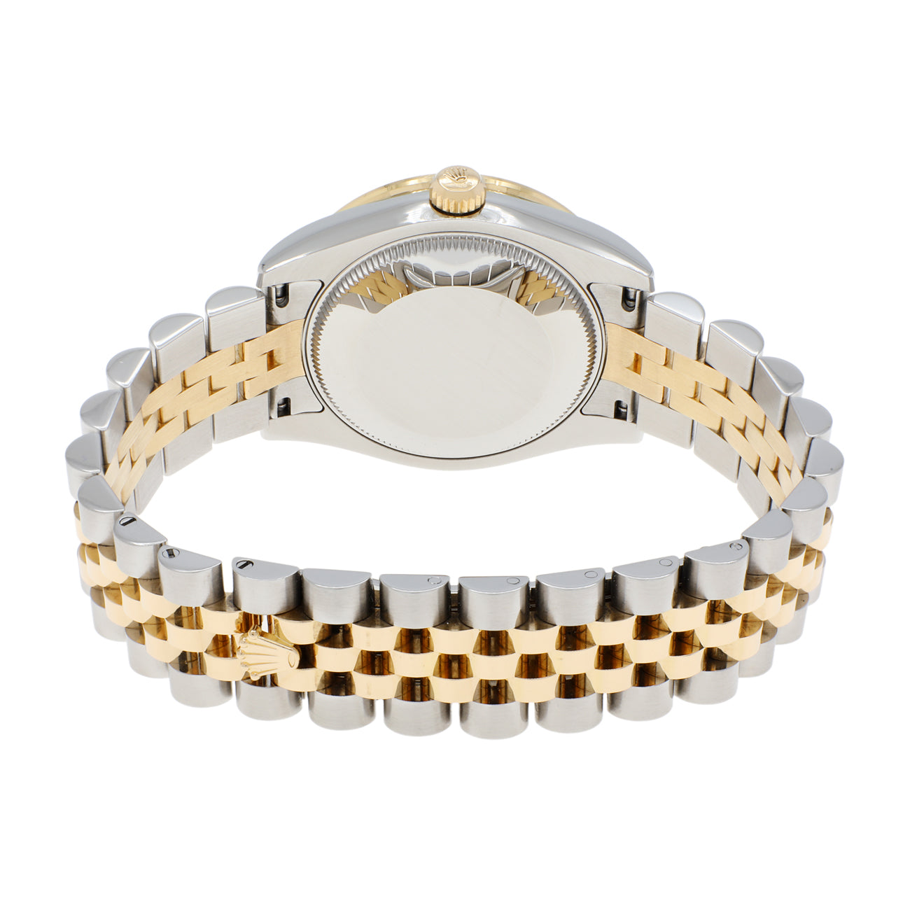 Exclusive Rolex Stainless Steel 18K Yellow Gold Diamond Datejust 31 178383 — Side View