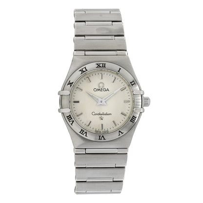 Exclusive Omega Stainless Steel Constellation 1572.30 — Front View