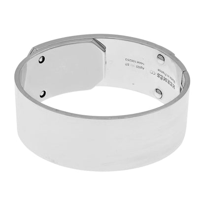 Exclusive Hermes Sterling Silver Kelly Bracelet MM — Side View