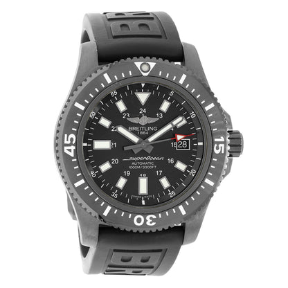Exclusive Breitling Black Steel Superocean 44 M1739313/BE92 — Front View