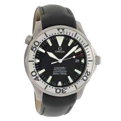 Exclusive Omega Titanium Seamaster 2991.50.91 — Front View