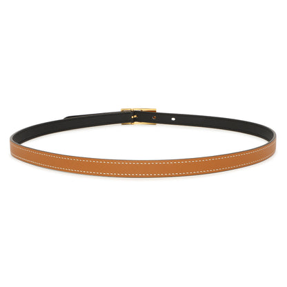 Exclusive Hermes Swift Epsom Lucky 15 Reversible Belt — Side View