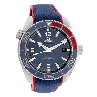 Exclusive Omega Stainless Steel Seamaster Planet Ocean 600M 'PyeongChang 2018' 522.32.44.21.03.001 — Front View