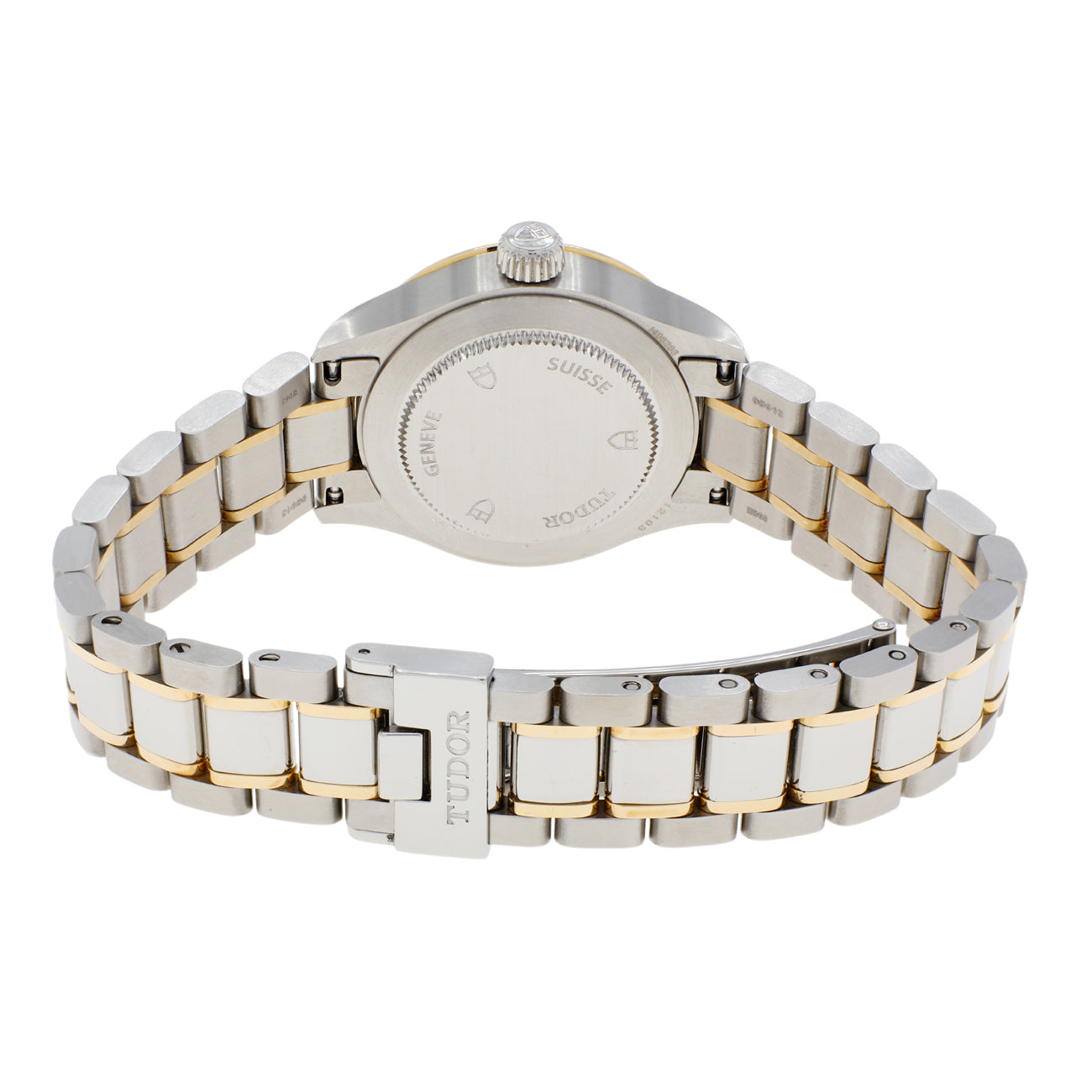 Exclusive Tudor Stainless Steel 18K Yellow Gold Style 12103 — Side View