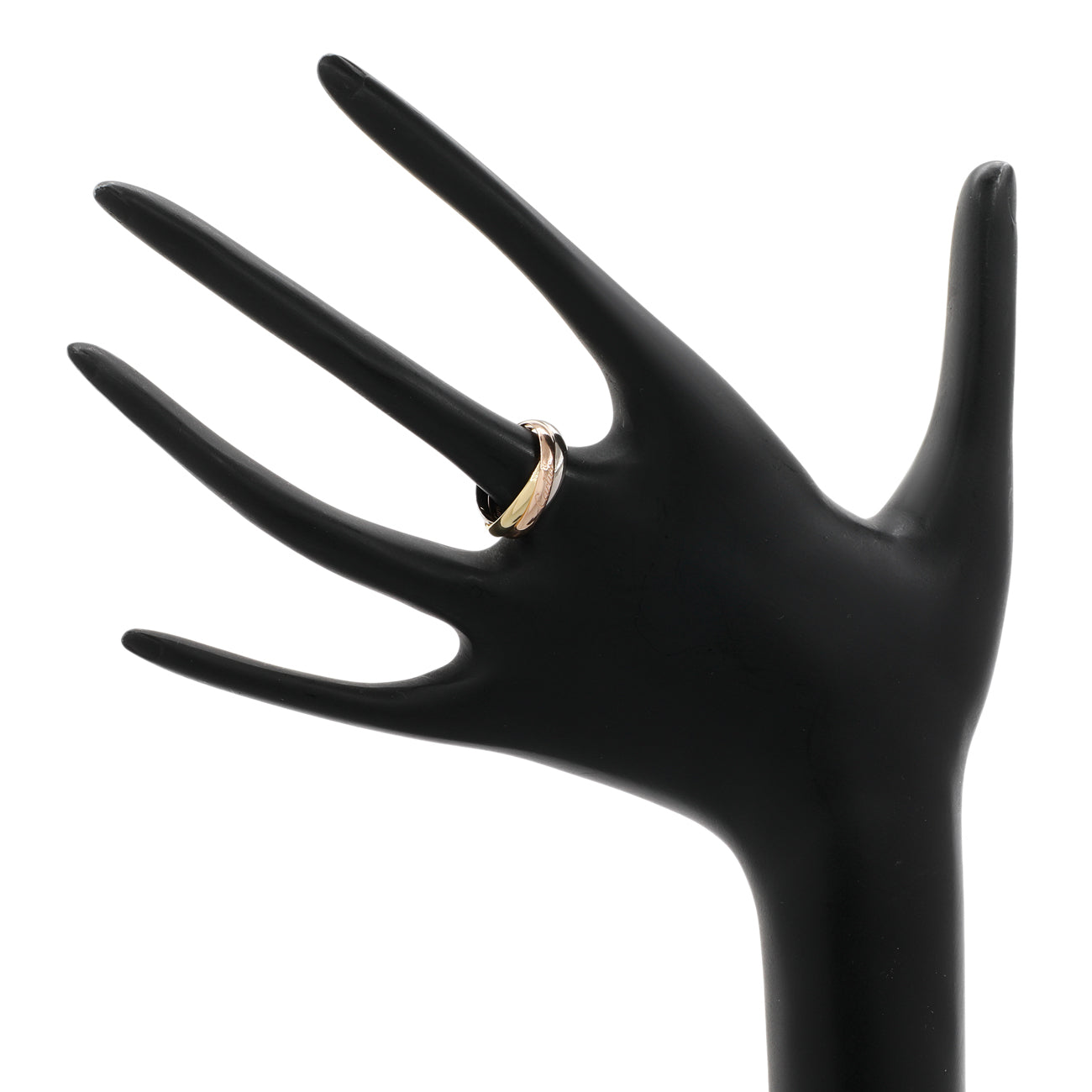 Exclusive Cartier 18K Small Trinity Ring — Back View