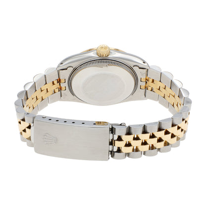 Exclusive Rolex Stainless Steel 18K Yellow Gold Datejust 31 68273 — Side View