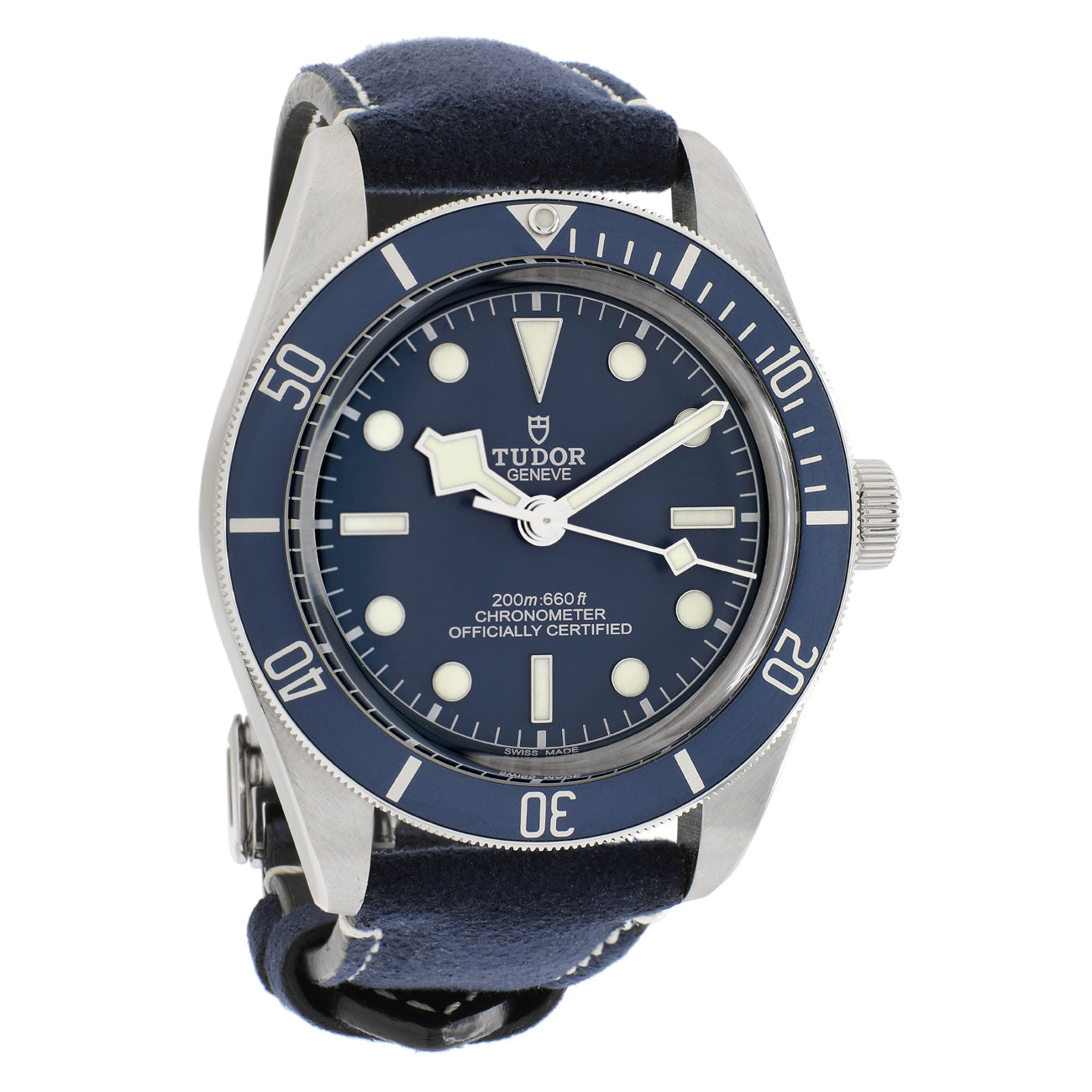 Exclusive Tudor Stainless Steel Black Bay Fifty-Eight 79030B — Front View