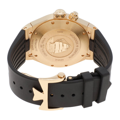 Exclusive Vacheron Constantin 18K Rose Gold Overseas Dual Time 47450/000r-9404 — Side View