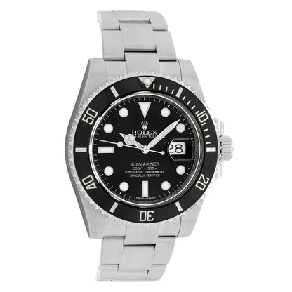Exclusive Rolex Stainless Steel Submariner 116610LN — Front View