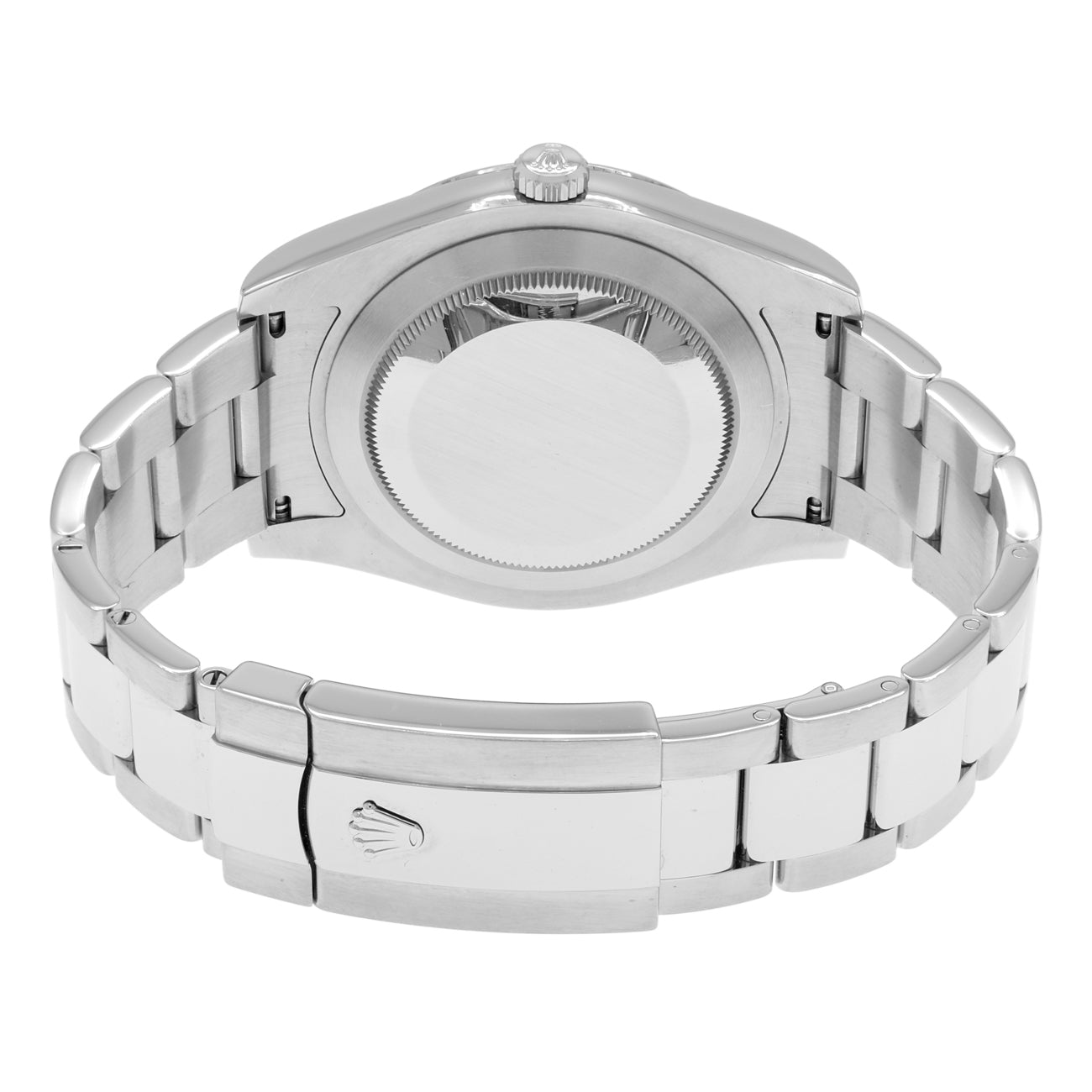 Exclusive Rolex Stainless Steel 18K White Gold Datejust II 116334 — Side View