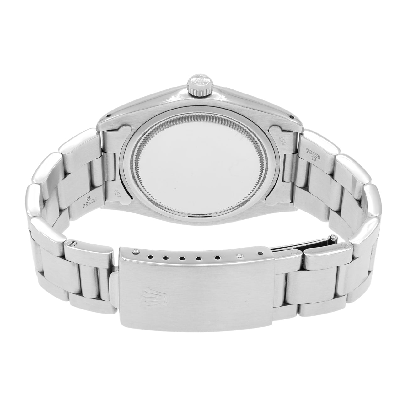 Exclusive Rolex Stainless Steel Oysterdate Precision 6694 — Side View