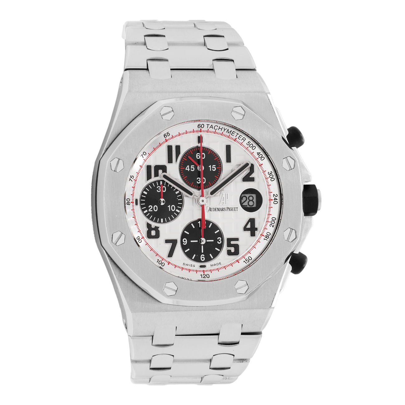 Exclusive Audemars Piguet Stainless Steel Royal Oak Offshore Chronograph 26170ST.OO.1000ST.01 — Front View