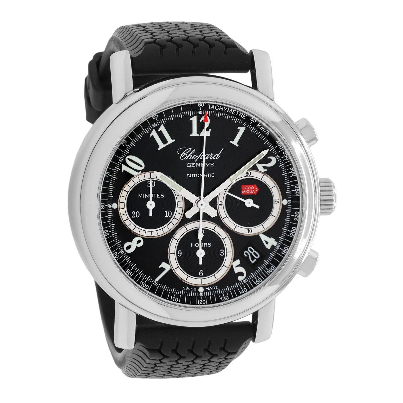 Exclusive Chopard Stainless Steel Mille Miglia 8331 — Front View