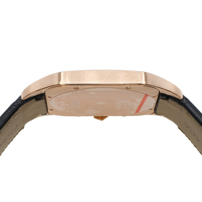 Exclusive Cartier 18K Rose Gold Santos Dumont W2006951 — Back View