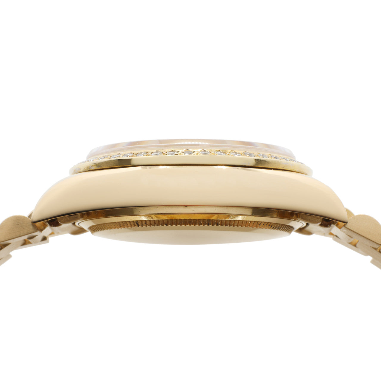 Exclusive Rolex 18K Yellow Gold Day-Date President  18038 — Back View