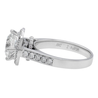 Exclusive 18K White Gold 2.00 Carat Diamond Ring — 5 — Back View