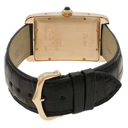 Exclusive Cartier 18K Rose Gold Large Tank Americaine  W2609156 — Side View