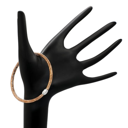 Exclusive 14K Rose Gold Flex Bracelet — Back View