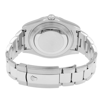 Exclusive Rolex Stainless Steel 18K White Gold Diamond Datejust II 116334 — Side View