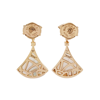 Exclusive Bulgari 18K Rose Gold Divas’ Dream Earrings — Side View
