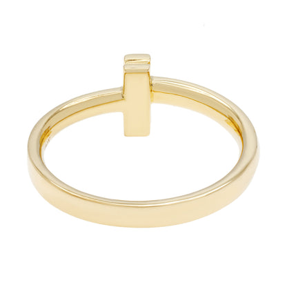 Exclusive Tiffany & Co. 18K Yellow Gold T1 Ring — Back View