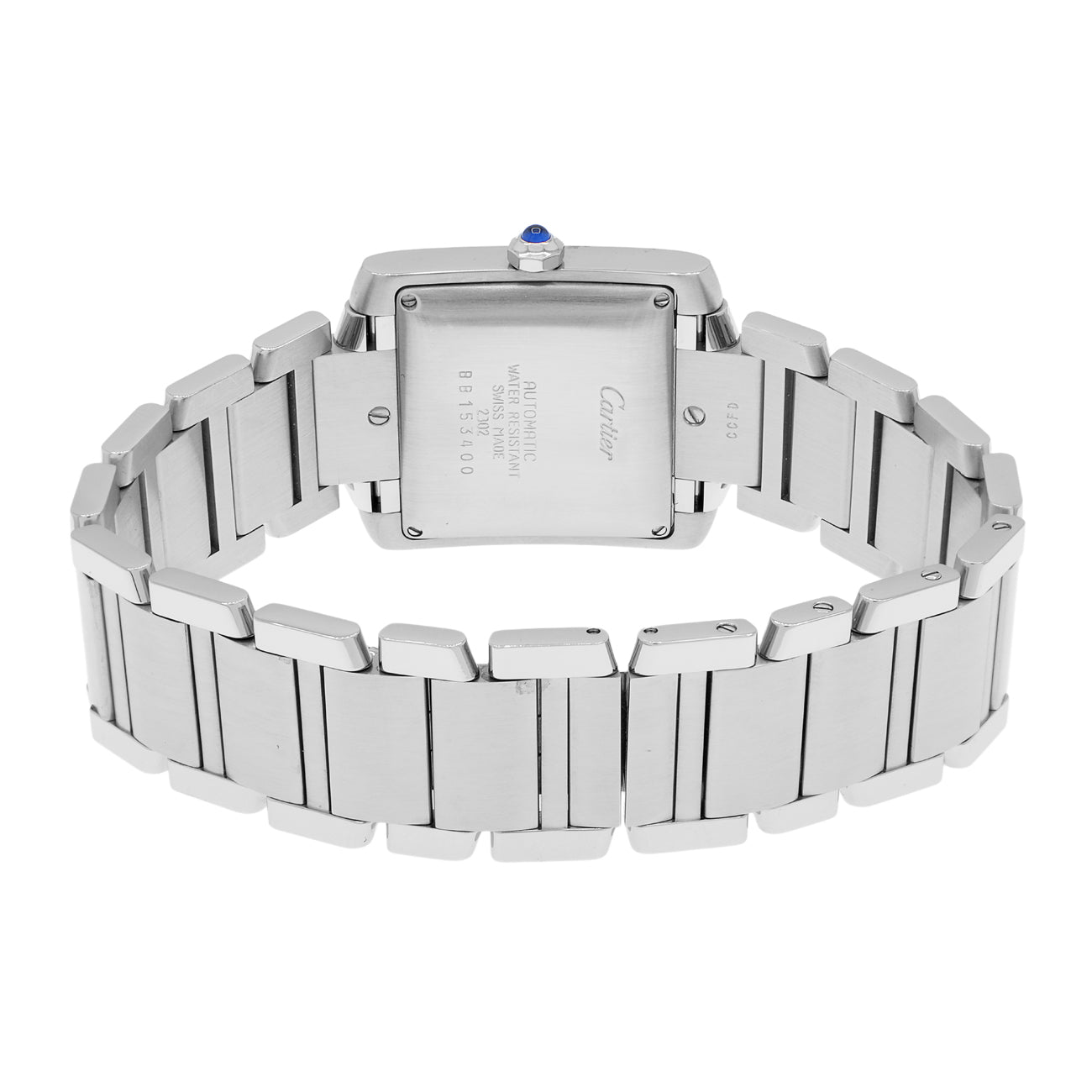 Exclusive Cartier Stainless Steel Tank Francaise W51002Q3 — Side View