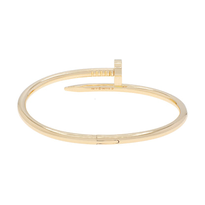 Exclusive Cartier 18K Yellow Gold Juste Un Clou Bracelet — Side View