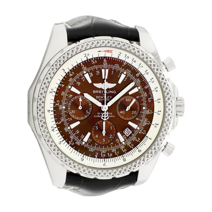Exclusive Breitling Stainless Steel Bentley Motors A25362 — Front View
