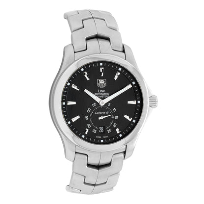 Exclusive Tag Heuer Stainless Steel Link Calibre 6 WJF211A — Front View