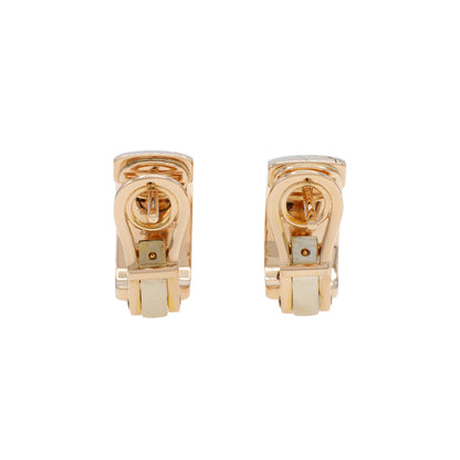 Exclusive Chopard 18K Rose Gold Chopardissimo Earrings — Side View