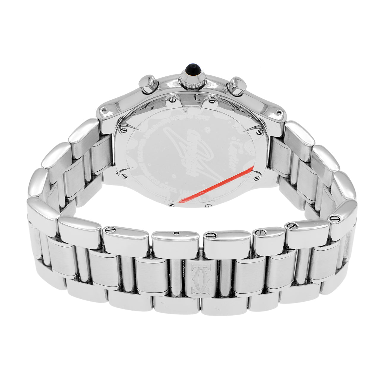Exclusive Cartier Stainless Steel Must 21 Chronoscaph W10172T2 — Side View