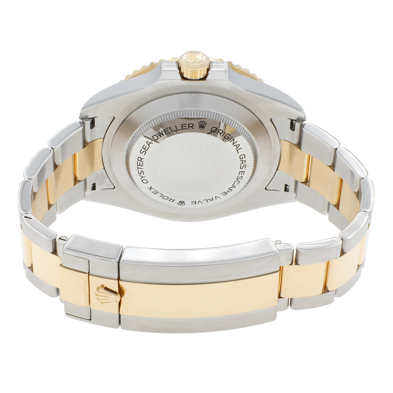 Exclusive Rolex 18K Yellow Gold Stainless Steel Sea-Dweller 126603 — Side View