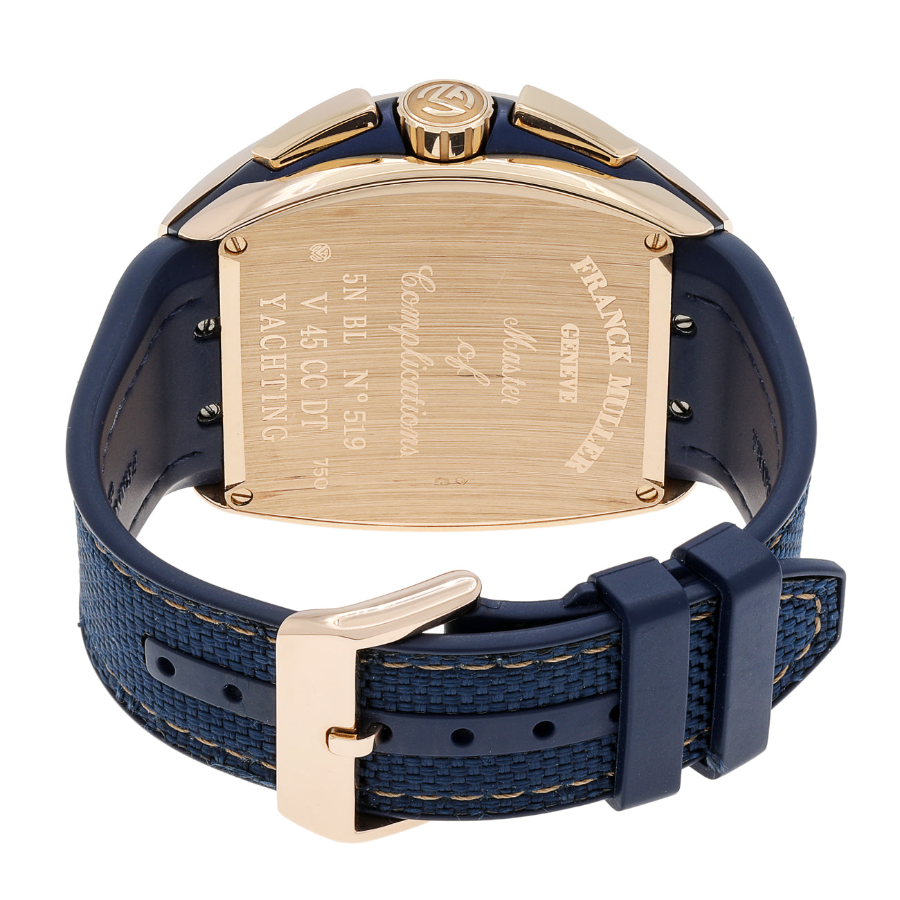 Exclusive Franck Muller 18K Rose Gold Vanguard Chronograph Yachting — Side View