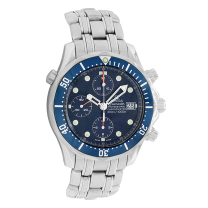 Exclusive Omega Stainless Steel Seamaster Chronograph 2599.80.00 — Front View