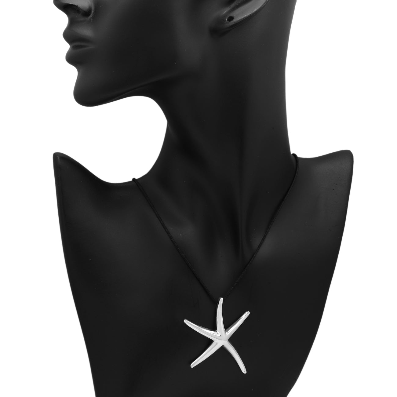 Exclusive Tiffany & Co. Sterling Silver Starfish Pendant — Back View