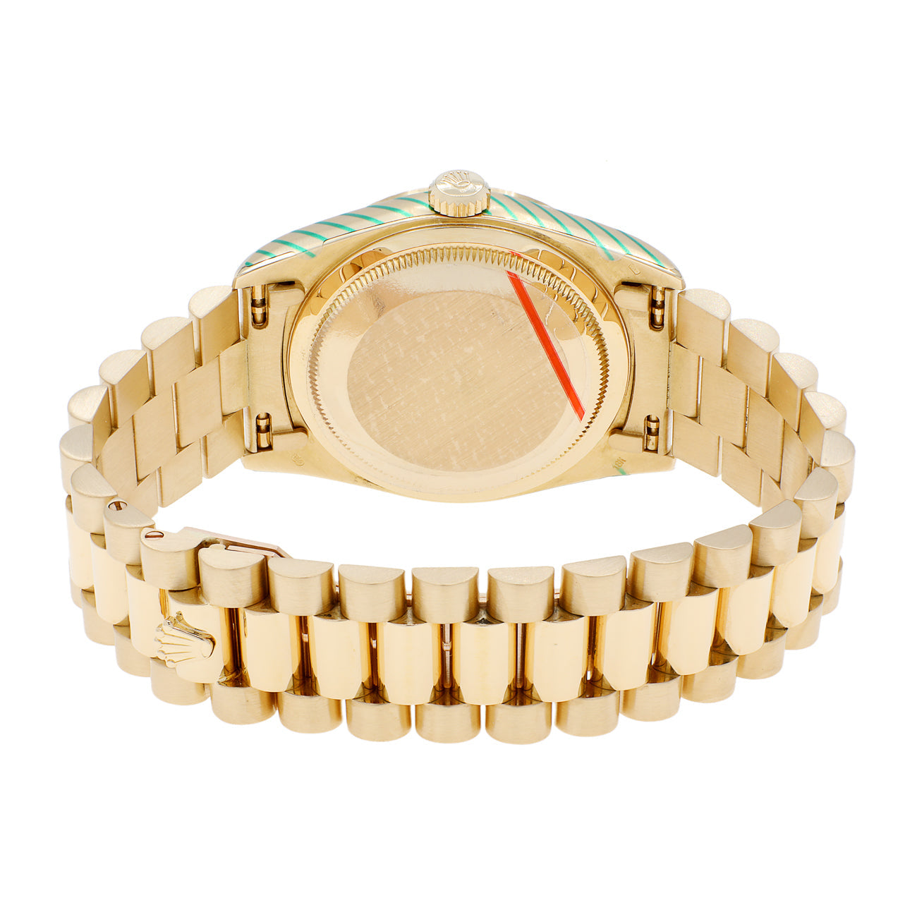 Exclusive Rolex 18K Yellow Gold Day-Date President 18238 — Side View