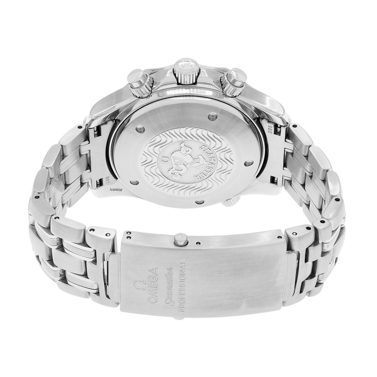 Exclusive Omega Stainless Steel Seamaster Chronograph 2599.80.00 — Side View
