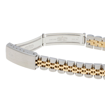 Exclusive Rolex 18K Yellow Gold Stainless Steel Ladies Datejust 69173 — Top View
