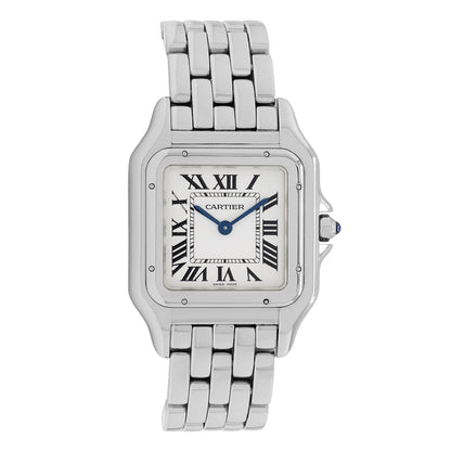 Exclusive Cartier Stainless Steel Panthère Quartz WSPN0007 — Front View