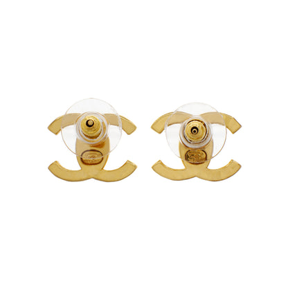 Exclusive Chanel Crystal CC Earrings — Back View