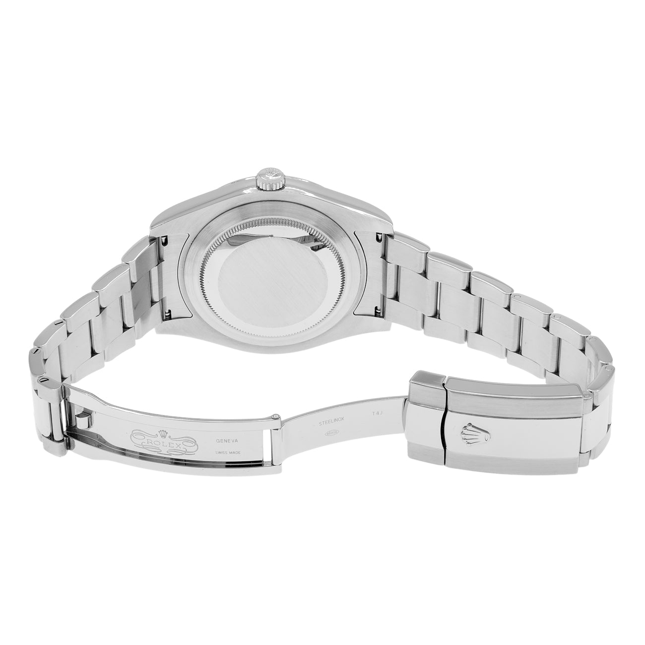 Exclusive Rolex Stainless Steel 18K White Gold Diamond Datejust II 116334 — Top View