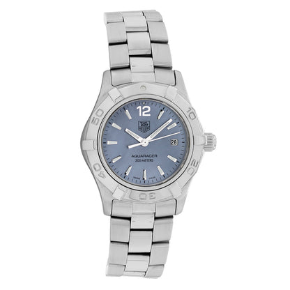 Exclusive Tag Heuer Stainless Steel Aquaracer Lady WAF1417 — Front View