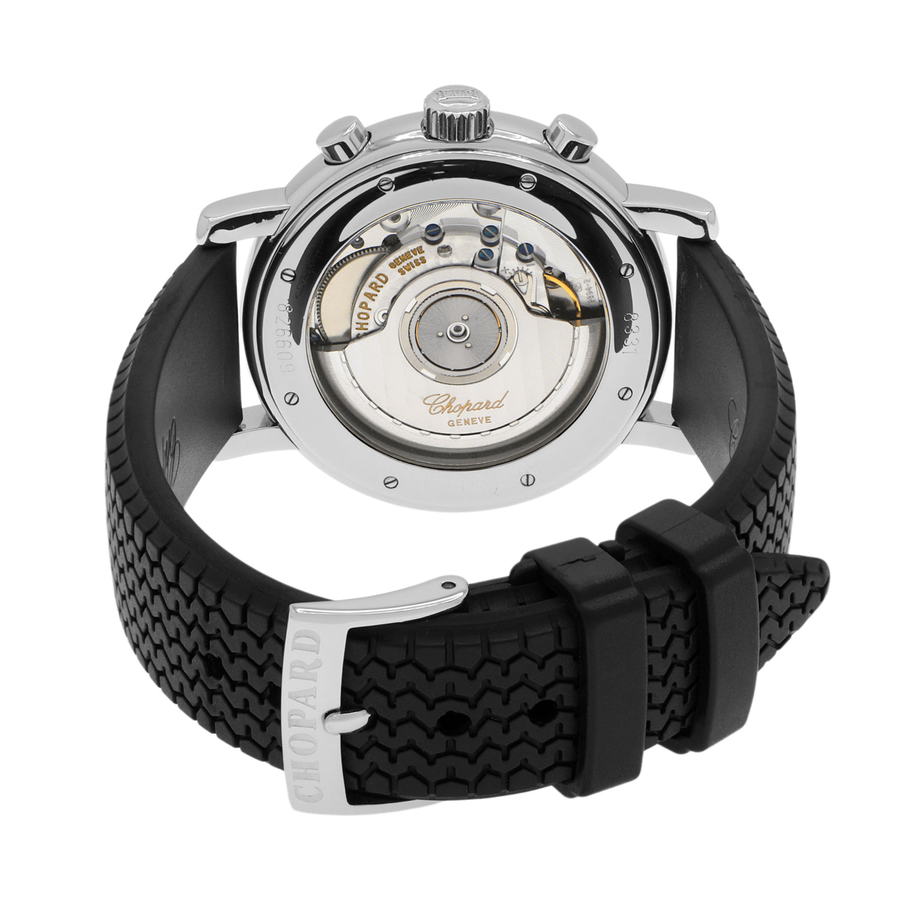 Exclusive Chopard Stainless Steel Mille Miglia 8331 — Side View